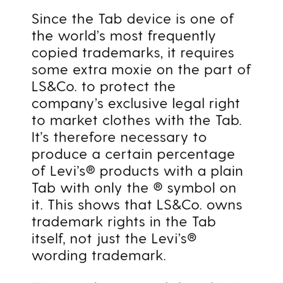 Levi's | Jeans | Rare Blank Tab Levis 54 Jeans | Poshmark